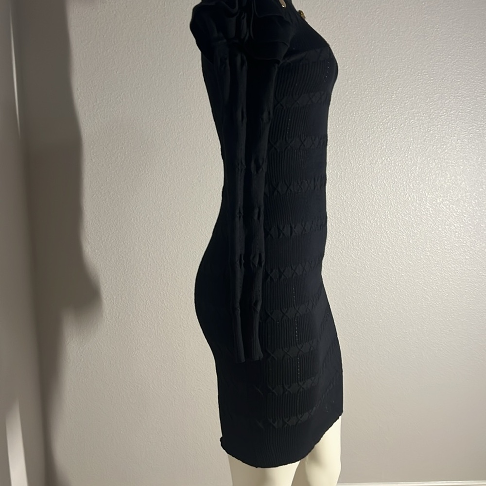 Dolce & Gabbana One of a Kind Black Ruffled Textured Mini Dress $2,900 OBO NWT - Picture 4 of 16